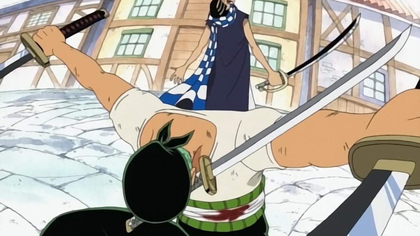 ¡Gran duelo! ¡Zoro el espadachín vs Cabaji el acróbata!