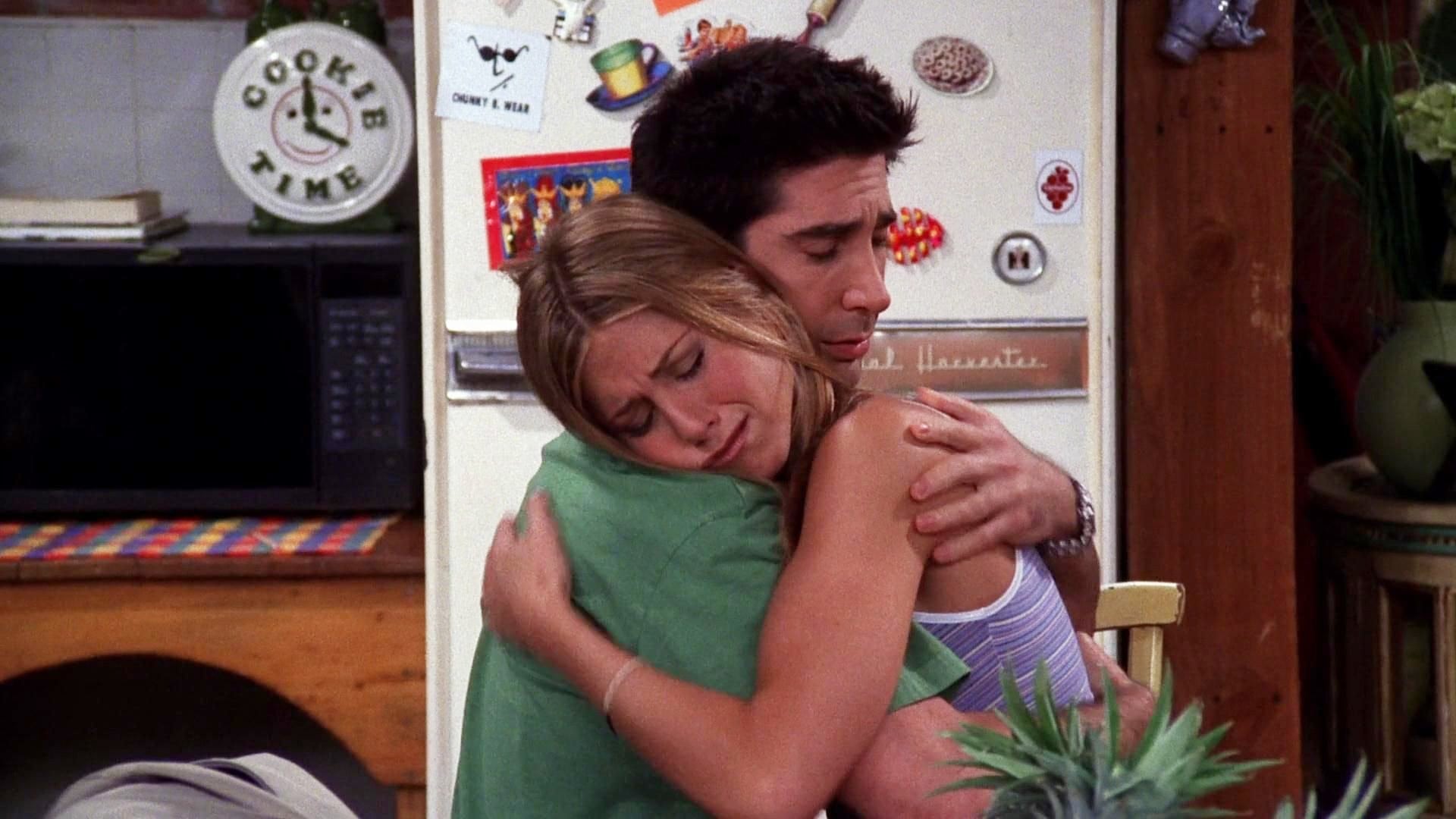 El de cuando Ross abraza a Rachel